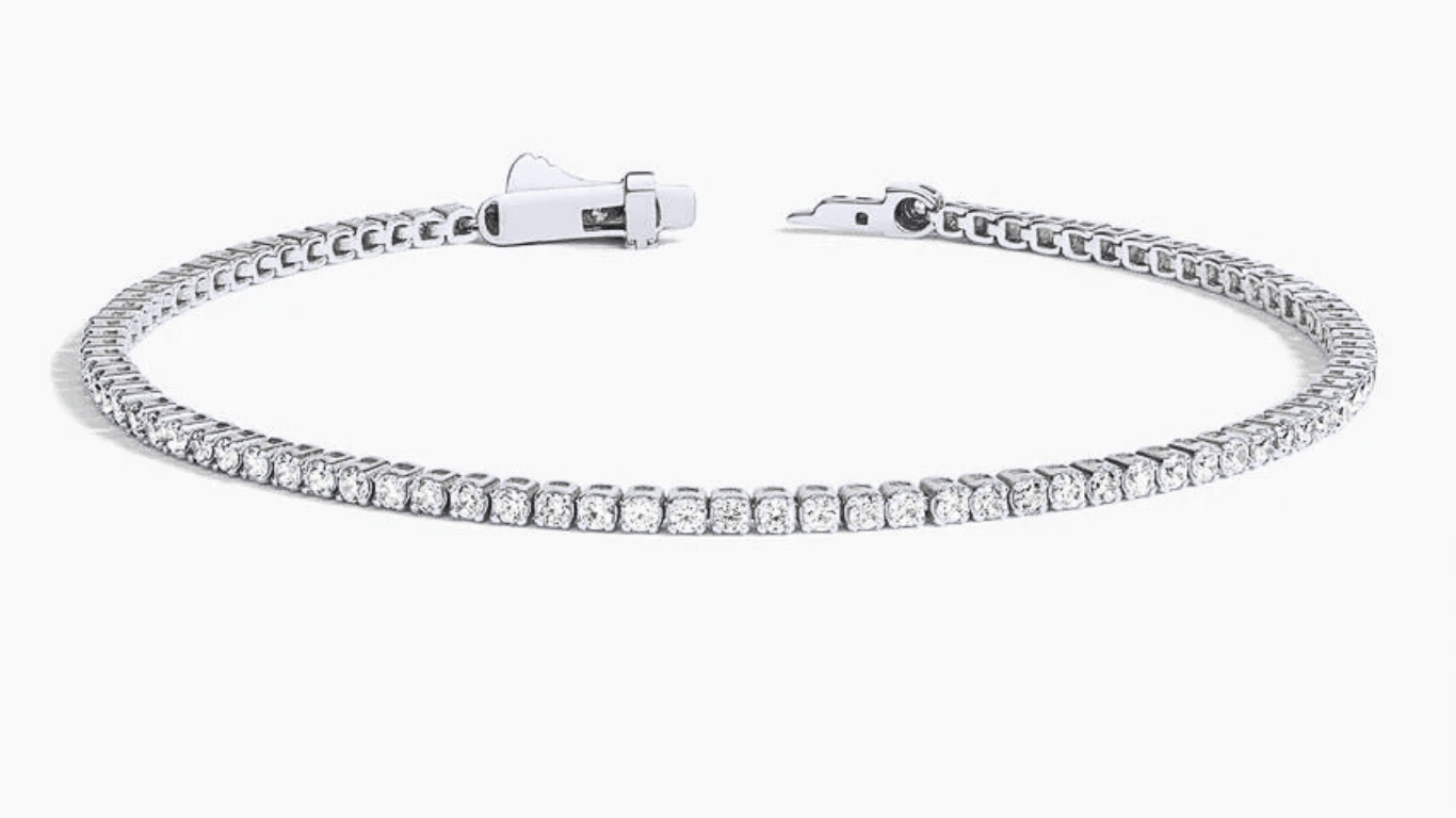 צמיד טניס 1.00 קראט זהב 14K – תמונה 2