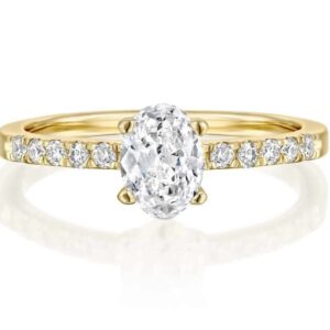 טבעת אירוסין 1 קראט 14K