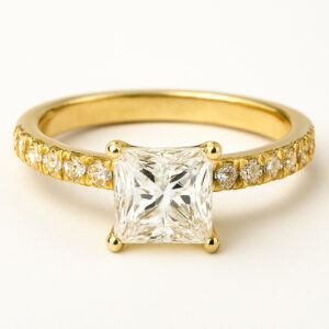 טבעת פרנסיס זהב 14K 3 קראט