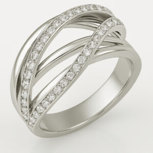 טבעת אינטרנטי 0.50 קראט 14K