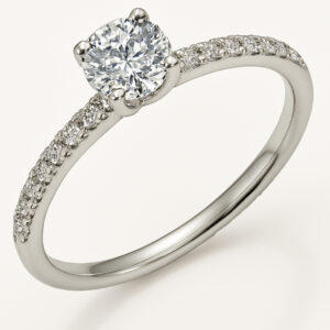 טבעת אירוסין 1 קראט 14K