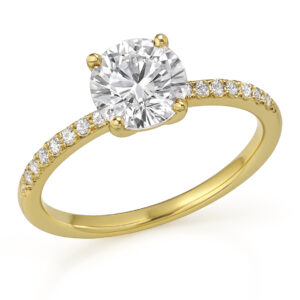 טבעת אירוסין 5 קראט 14K