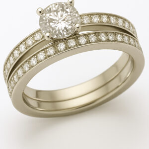 טבעת אירוסין 1 קראט 14K