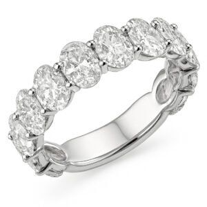 טבעת גלגל אובל 1.05 קראט 14K